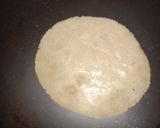 A picture of step 5 of Jowar Bhakri (Roti).