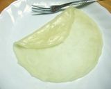 A picture of step 3 of Egg-less Chewy Crepes in the Microwave.