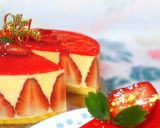 A picture of step 36 of Le Fraisier (French-Style Strawberry Shortcake).