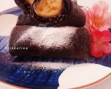 Foto langkah ke 6 dari resep Dadar gulung pisang coklat.