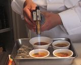A picture of step 8 of Jasmine Tea Crème Brûlée.