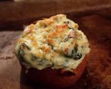 A picture of step 3 of The bomb artichoke spinach dip.