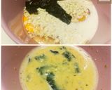 รูปขั้นตอนการทำที่ 2 ของ 🍳ไข่เจียววาฟเฟิลข้าวโอ๊ตสาหร่าย🍙
