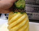 A picture of step 9 of Simple Pineapple Cutting Technique.