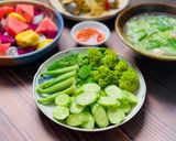Hình bước làm 4 của món Súp Lơ Xanh, Khổ Qua, Đậu Bắp Luộc