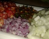 A picture of step 3 of Moringa salad.