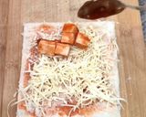 A picture of step 4 of Tricolour Paneer Toast 📌.