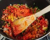 Foto del paso 4 de la receta: LENTEJAS 🍛Con Carne Molida Alcaparrada...!