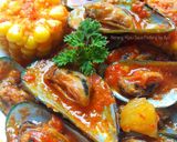 Foto langkah ke 12 dari resep Kerang Hijau Saus Padang.
