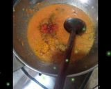 A picture of step 2 of Masala bhindi.