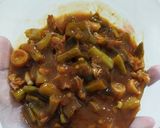 Foto langkah ke 4 dari resep 26. Cumi Asin Buncis Pedas Asam.