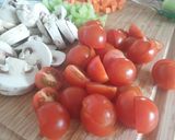 A picture of step 4 of Mediterranean Chicken Orzo.
