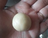 A picture of step 3 of Cheesy cashew cookies.