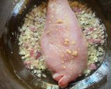 A picture of step 7 of Arriabbata Sauce on Pan seared Chicken.