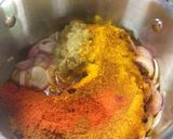 A picture of step 2 of ERACHI VARATTIYATHU...Masala lamb.