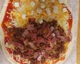 Foto del paso 5 de la receta: Pizza mitad queso y mitad barbacoa