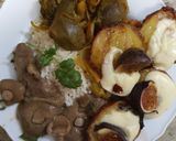Śliwki z grilla nadziewane mozzarellą krok przepisu 4 zdjęcie