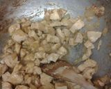 A picture of step 3 of Moes Honey Chicken Curry.