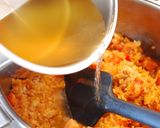 A picture of step 6 of Jambalaya.
