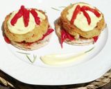 Foto del paso 10 de la receta: Hamburguesa de bacalao con pimientos asados