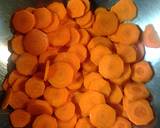 fried carrot chips recipe step 1 photo