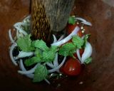 A picture of step 2 of Kanya's Sunflower Sprouts Salad.