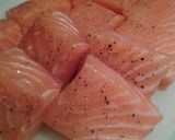 A picture of step 2 of Simple Time-Saving Salmon Sauté in a Light Sauce.