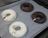 A picture of step 12 of Elegant Chocolate Marbled Bagels.
