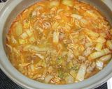 A picture of step 9 of Delicious Mild Miso Kimchi Hot Pot.