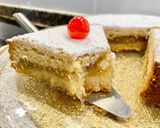Foto del paso 17 de la receta: Pastel con manteca, licor y cabello de ángel
