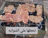 صورة لخطوة 3 من وصفة اللحمه المشويه على الفحم