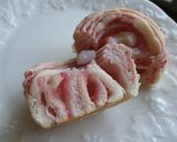 A picture of step 9 of Fresh Strawberry Marbled White Bread.