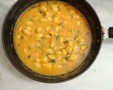 A picture of step 4 of Sweet potato curry (chilakada dumpa kura).