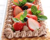 A picture of step 15 of For Valentine's Day Chocolate Tart.