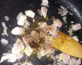 A picture of step 2 of Chinese fried rice.