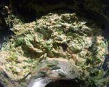 A picture of step 3 of Methi Matar Malai.