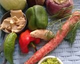 A picture of step 3 of Veg Loaf.