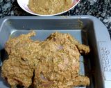 A picture of step 2 of Bhatti ka murg.