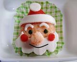 A picture of step 9 of Santa Claus Bento for Christmas.