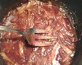 A picture of step 2 of Leftover turkey sandwiches with spicy onions.