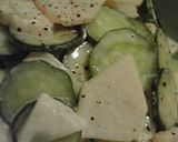 A picture of step 3 of Simple and Refreshing Seasonal Asian Pear and Cucumber Salad.