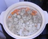 A picture of step 4 of Salt Flavored Chanko Nabe (Hotpot) With Delicious Chicken Dumplings.