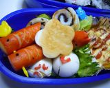 A picture of step 7 of A Wiener Sausage Koinobori (Flying Carp) for Bento.