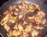 A picture of step 2 of Chicken And Shrimp, Sun Dried Tomato Pasta.