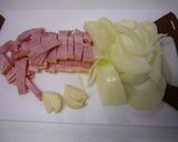 A picture of step 2 of For a Birthday Lunch Easy Classic Carbonara.