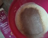 A picture of step 5 of Quaid e Azam police Medal QPM coffee cake.