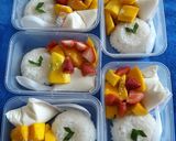 Foto langkah ke 5 dari resep Ketan Mangga/Mango sticky rice.