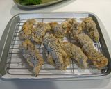 A picture of step 4 of Fluffy Chicken Tempura with a Touch of Sesame.