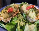 Une image de l'étape 5 de Tartelettes cœur de courgettes.