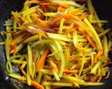 A picture of step 5 of Sweet Potato and Celery Salt and Butter Flavored Kinpira.